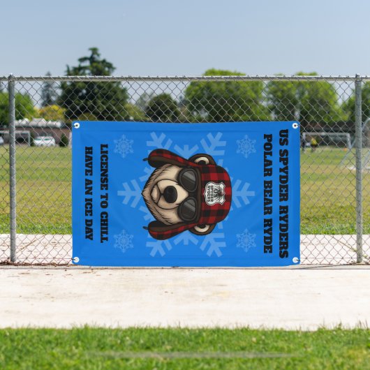 US SPYDER RYDERS - Polar Bear Ryde Banner3 Spandoek (Insitu)