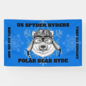 US SPYDER RYDERS - Polar Beer Ryde Banner (Horizontaal)