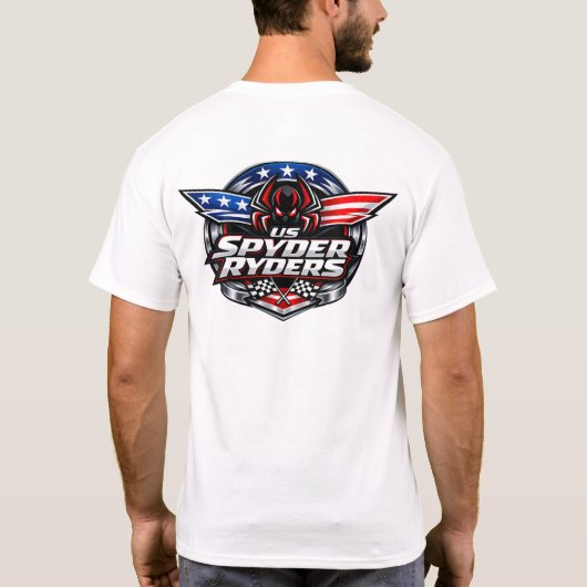 US Spyder Ryders - RWB 2s T-shirt (Achterkant)
