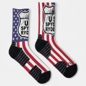 US Spyder Ryders - Socks Logo VS Vlag Sokken (Rechts)