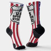 US Spyder Ryders - Socks Logo VS Vlag Sokken (Gebogen)