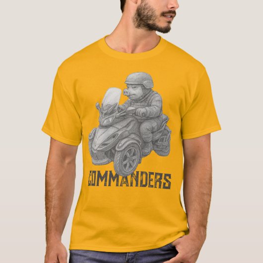 US Spyder Ryders - Spyder Commanders T-shirt (Voorkant)