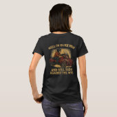 US Spyder Ryders - Tegen de wind F T-shirt (Achterkant volledig)