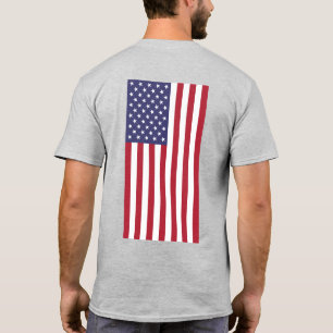 US Spyder Ryders - Vlag van de VS verticaal T-shirt