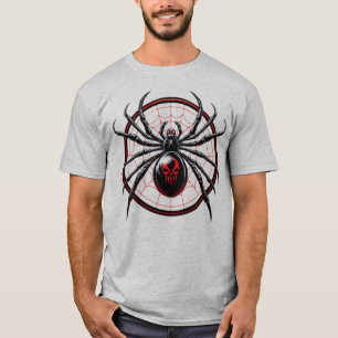 US Spyder Ryders - Zwarte Weduwe Ronde Web Voor T-shirt