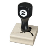 US State Alaska Kaart Retouradres Wood Art Rubberstempel (Stempel)
