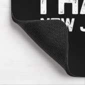 Us State Souvenir I Hate New Jersey V-neck Muismat (Hoek)