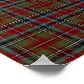 US State Tartan - Carolinas - Digitaal downloaden Poster (Hoek)