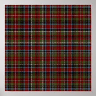 US State Tartan - Carolinas - Digitaal downloaden Poster