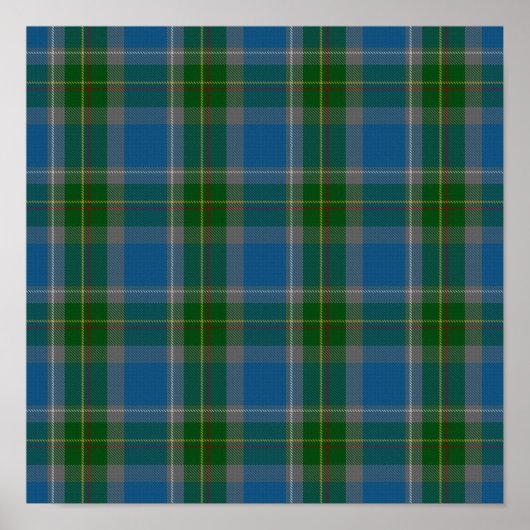 US State Tartan - Connecticut - Digitaal downloade Poster (Voorkant)