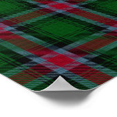 US State Tartan - Georgia - Digitaal downloaden Poster (Hoek)