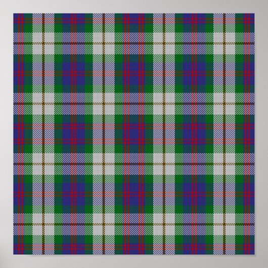 US State Tartan - Idaho - Digitaal downloaden Poster (Voorkant)