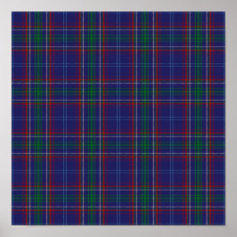 US State Tartan - Massachusetts - Digitaal downloa Poster