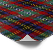 US State Tartan - SD Black Hills - Digitaal downlo Poster (Hoek)