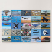 US STRATEGIC BOMBER VLIEGTUIG "MONTAGE" LEGPUZZEL (Horizontaal)