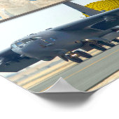 US STRATEGIC BOMBER VLIEGTUIG "MONTAGE" POSTER (Hoek)