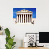 US Supreme Court building, Washington DC, USA Poster (Thuiskantoor)