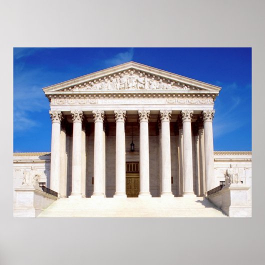 US Supreme Court building, Washington DC, USA Poster (Voorkant)