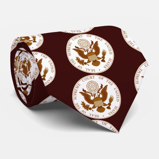 US Supreme Court Seal Stropdas (Opgerold)