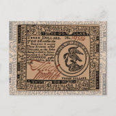 US Three Dollar Bill - Briefkaart (Voorkant)