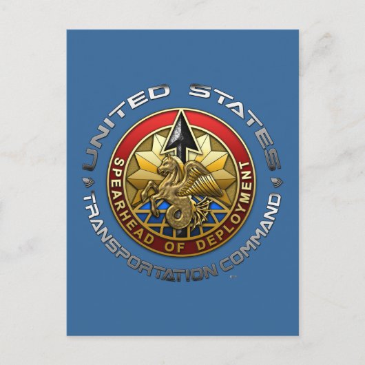 US Transportation Command Briefkaart (Voorkant)