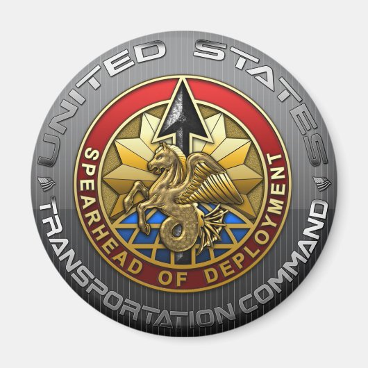 US Transportation Command Magneet (Voorkant)
