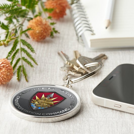 US Transportation Command Sleutelhanger (Zijkant)