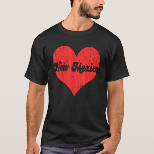 US Trots Burger Amerika State Heart Love New Mexic T-shirt (Voorkant)
