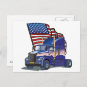 US Truck Driver Briefkaart (Voorkant / Achterkant)