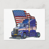 US Truck Driver Briefkaart (Voorkant)