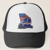 US Truck Driver Trucker Pet (Voorkant)
