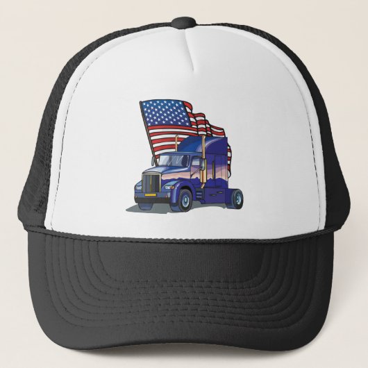 US Truck Driver Trucker Pet (Voorkant)