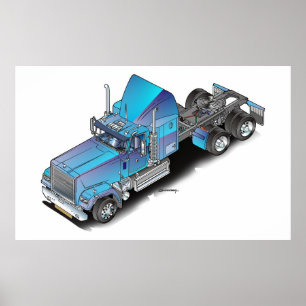 US Truck Poster