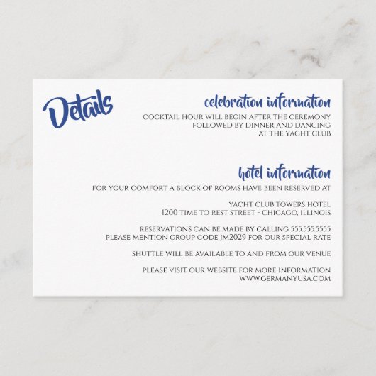 US UK Heart Flags Informatiekaartje (Voorkant)