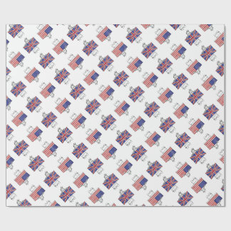 US UK Wrapping Paper Cadeaupapier