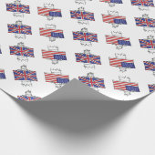 US UK Wrapping Paper Cadeaupapier (Hoek)