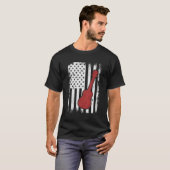 US Ukulele speler Ukulele muzikant T-shirt (Voorkant volledig)