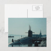 US Ulysses Grant" ballistische-raketonderzeeboot S Briefkaart (Voorkant / Achterkant)