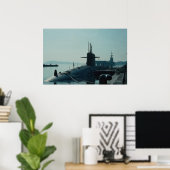 US Ulysses Grant" ballistische-raketonderzeeboot S Poster (Thuiskantoor)