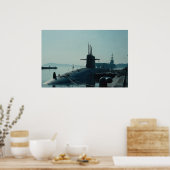 US Ulysses Grant" ballistische-raketonderzeeboot S Poster (Keuken)