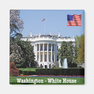 US United States of America Washington White House Magneet