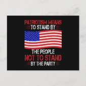 US-verkiezingshelden worden gemaakt door de paden Briefkaart (Voorkant)