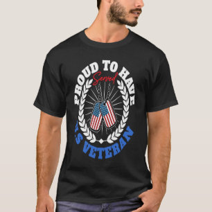 US-veteraan Veteranen Dag Trots Op Mijn Dienst US- T-shirt
