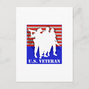 US Veteran Briefkaart
