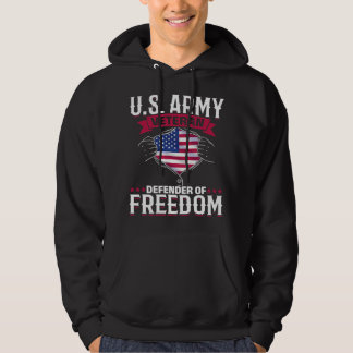US Veteran Defender of Freedom Veterans Dag 122 Hoodie