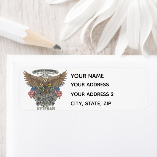 US Veteran Etiket (Insitu)