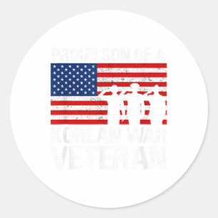 US Veteran Family Kleding & versterker; Gifts Outl Ronde Sticker