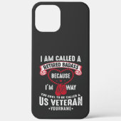 US Veteran Humor Retired Soldier Case-Mate iPhone Case (Achterkant)