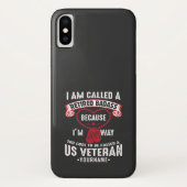 US Veteran Humor Retired Soldier Case-Mate iPhone Case (Achterkant)