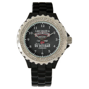 US Veteran Humor Retired Soldier Horloge
